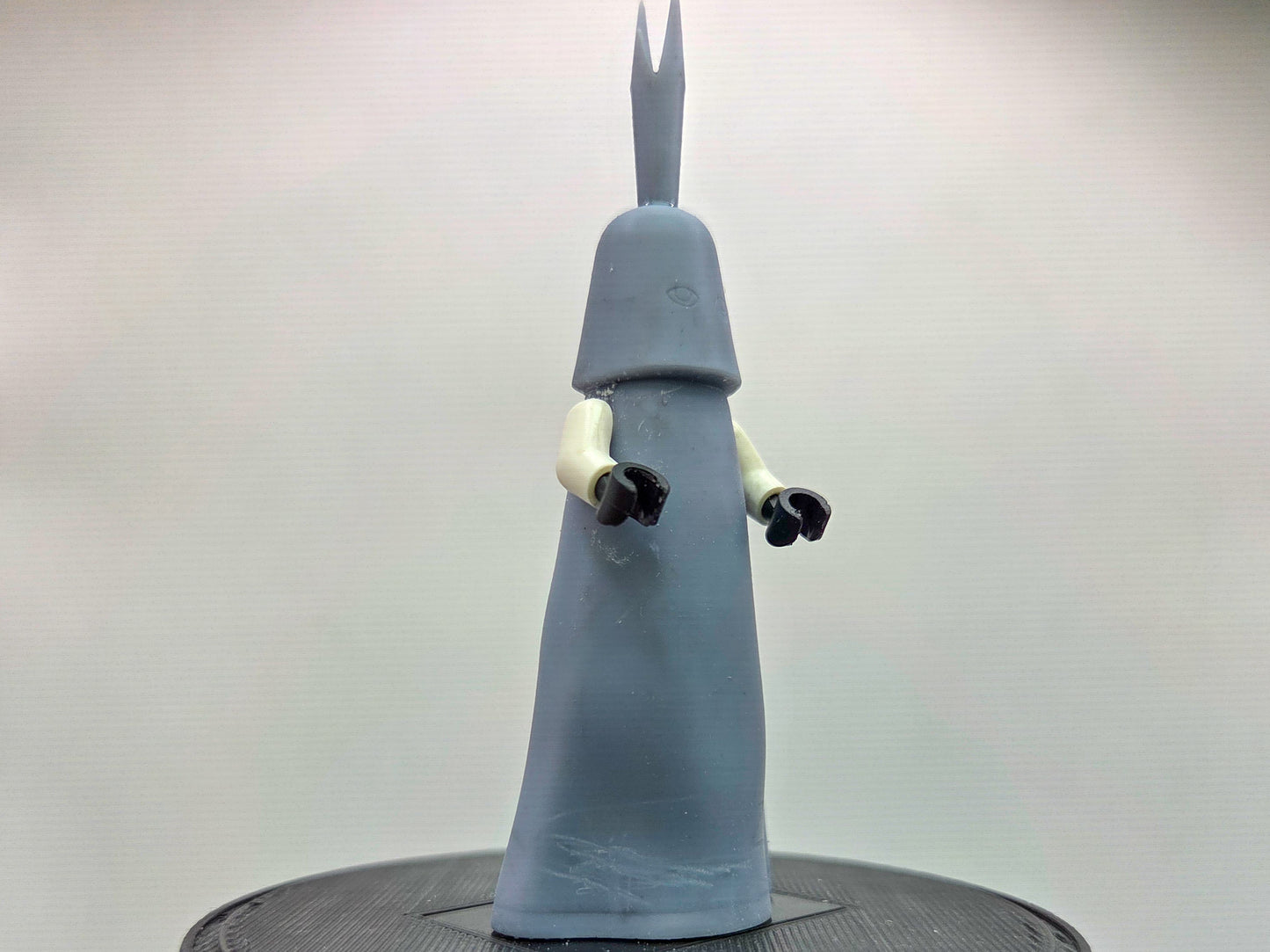 Custom 3D printed evil master mind pirate in black!