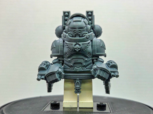 Custom 3D printed space warrior heavy armor suit!