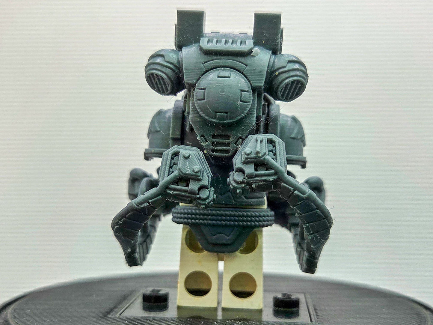 Custom 3D printed space warrior heavy armor suit!