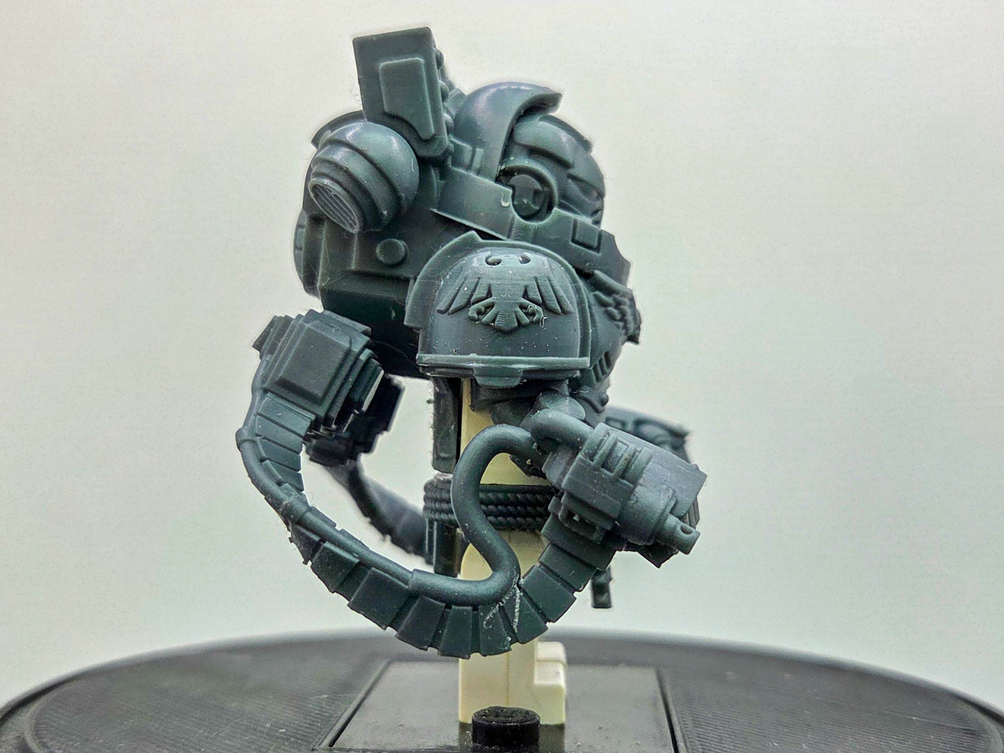 Custom 3D printed space warrior heavy armor suit!