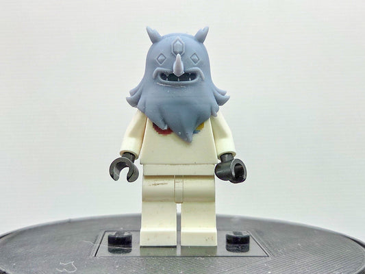 Custom 3D printed icy villain king guy