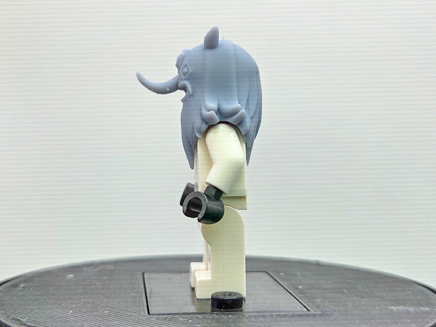 Custom 3D printed icy villain king guy