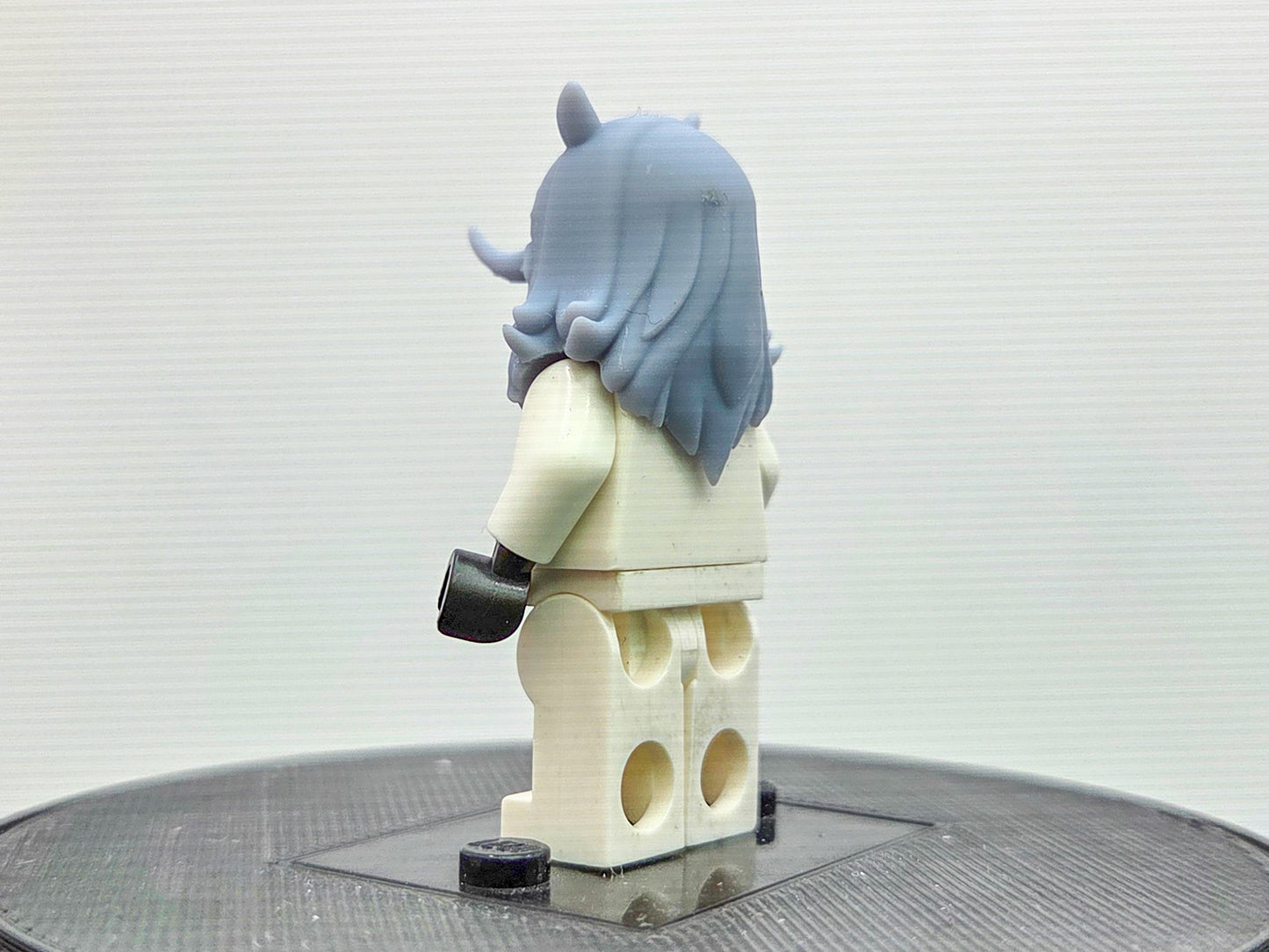 Custom 3D printed icy villain king guy
