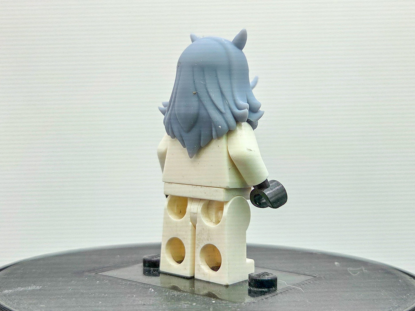 Custom 3D printed icy villain king guy