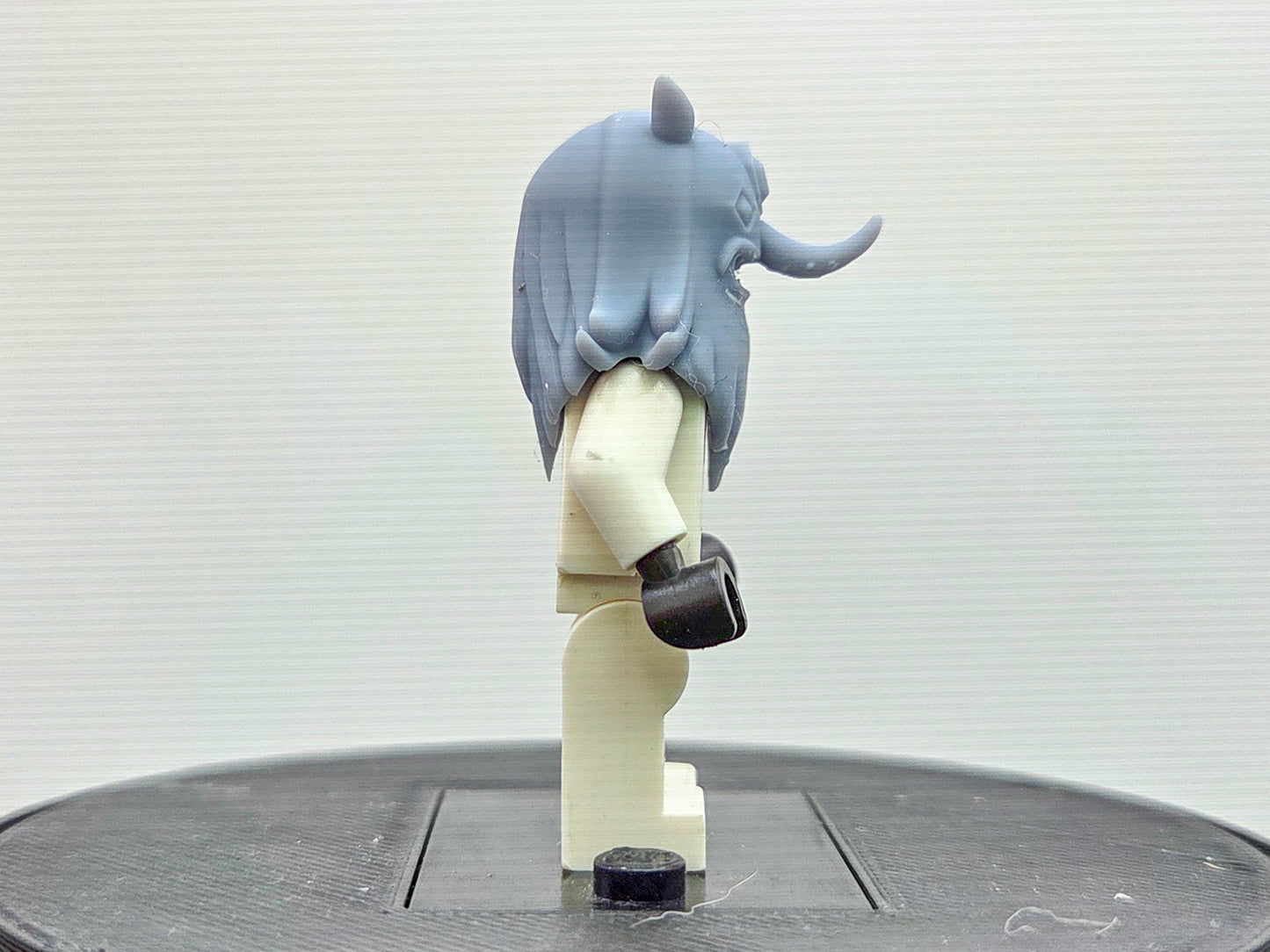 Custom 3D printed icy villain king guy