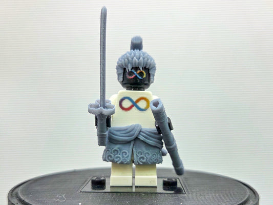 Custom 3D printed 3 sword pirate living in japan!