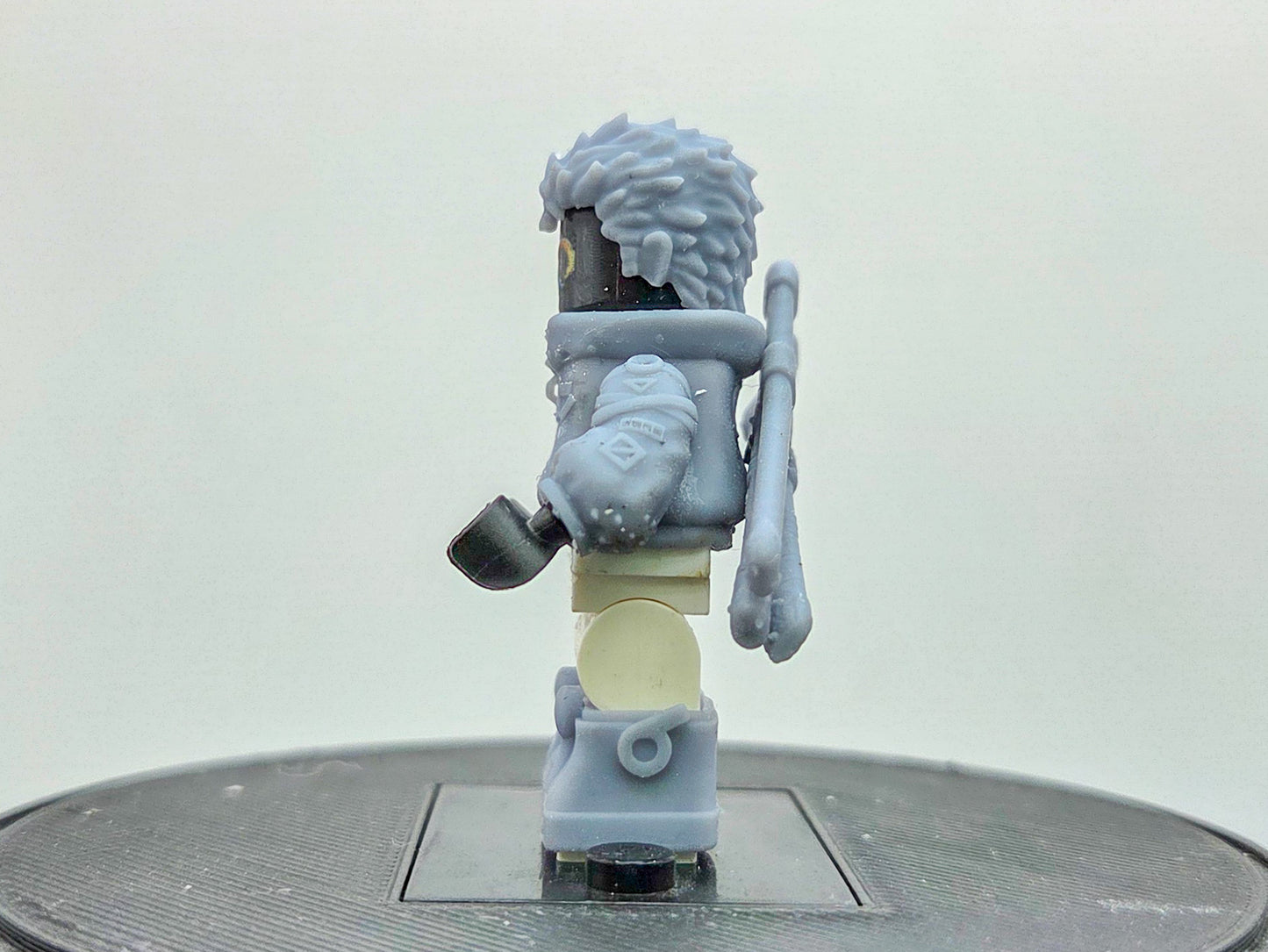 Custom 3D printed 3 sword pirate in egg shaped outfit!