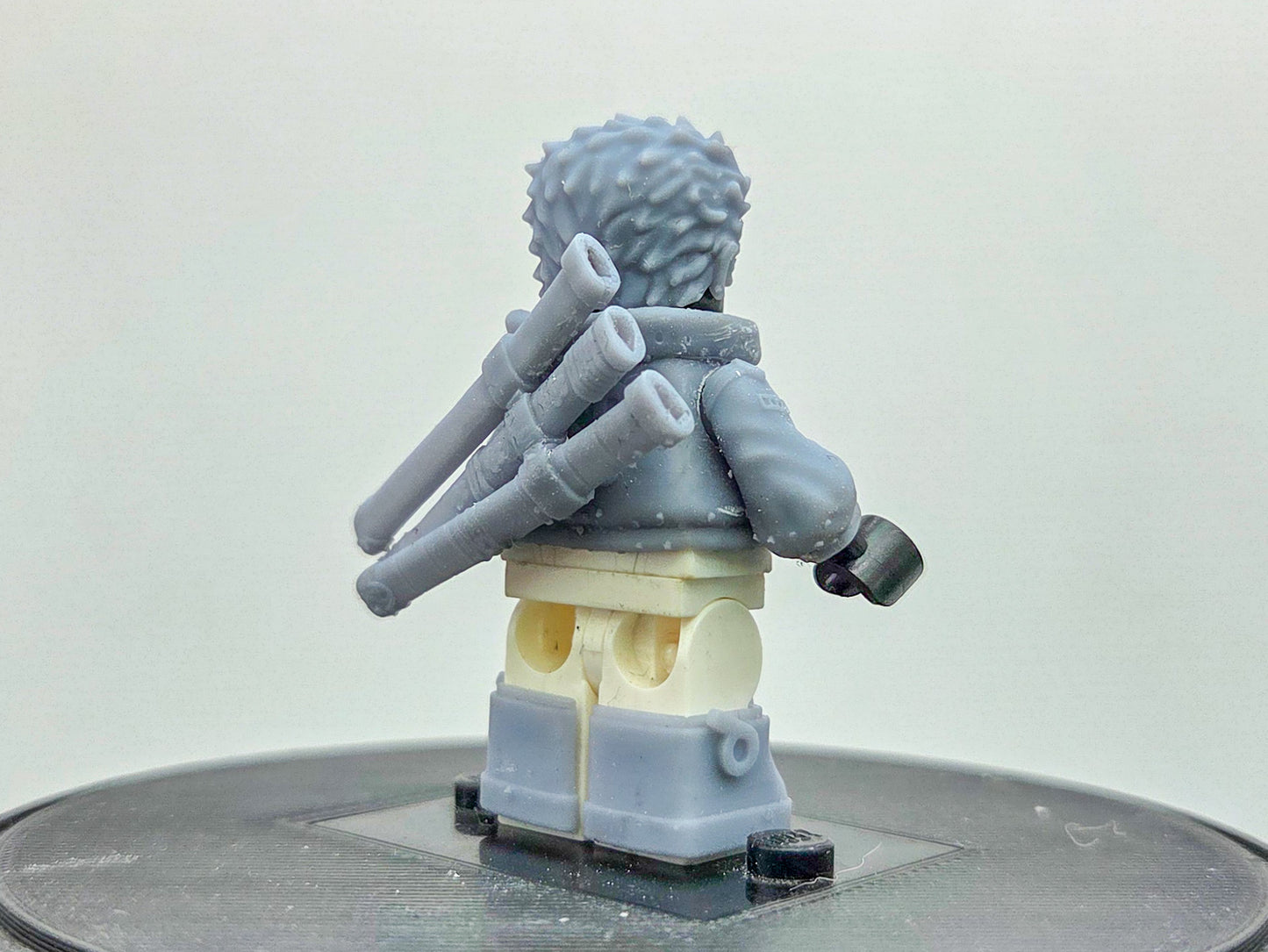 Custom 3D printed 3 sword pirate in egg shaped outfit!