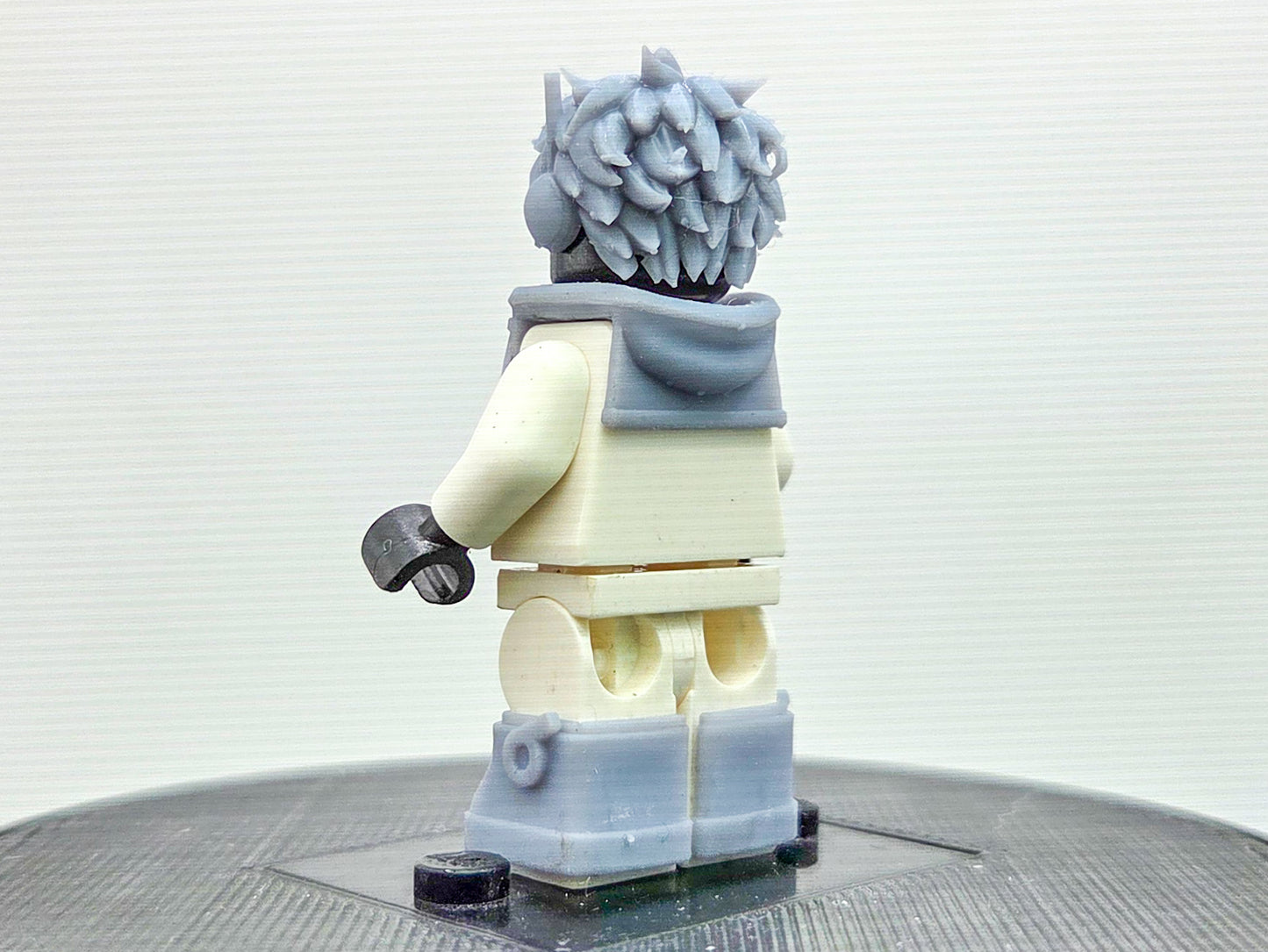 Custom 3D printed pirate made from rubber egg shaped outfit v1