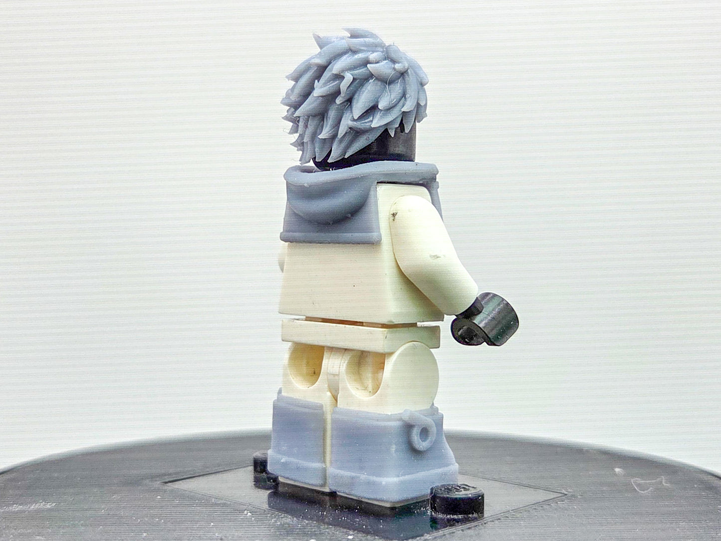 Custom 3D printed pirate made from rubber egg shaped outfit v1
