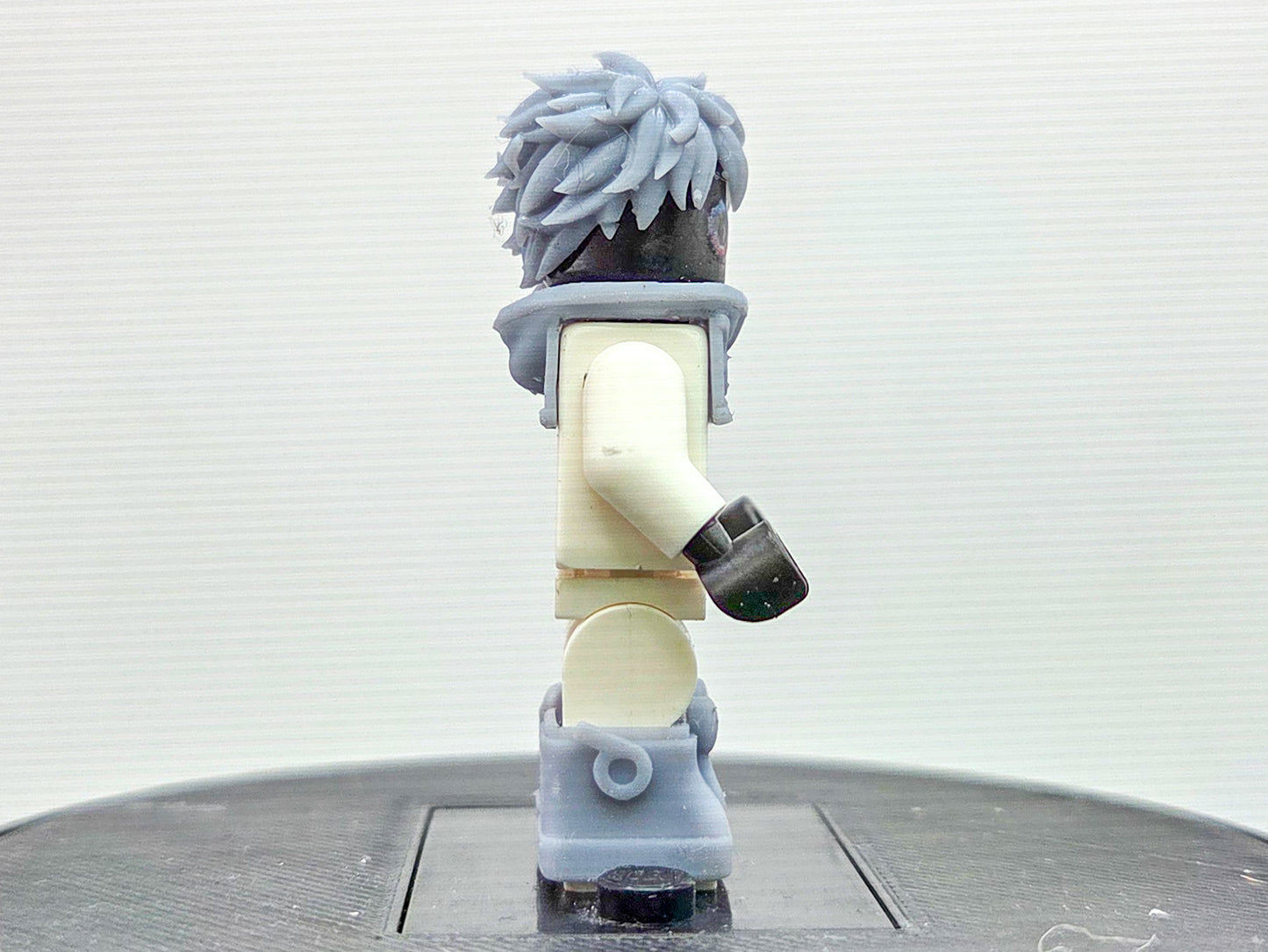 Custom 3D printed pirate made from rubber egg shaped outfit v1