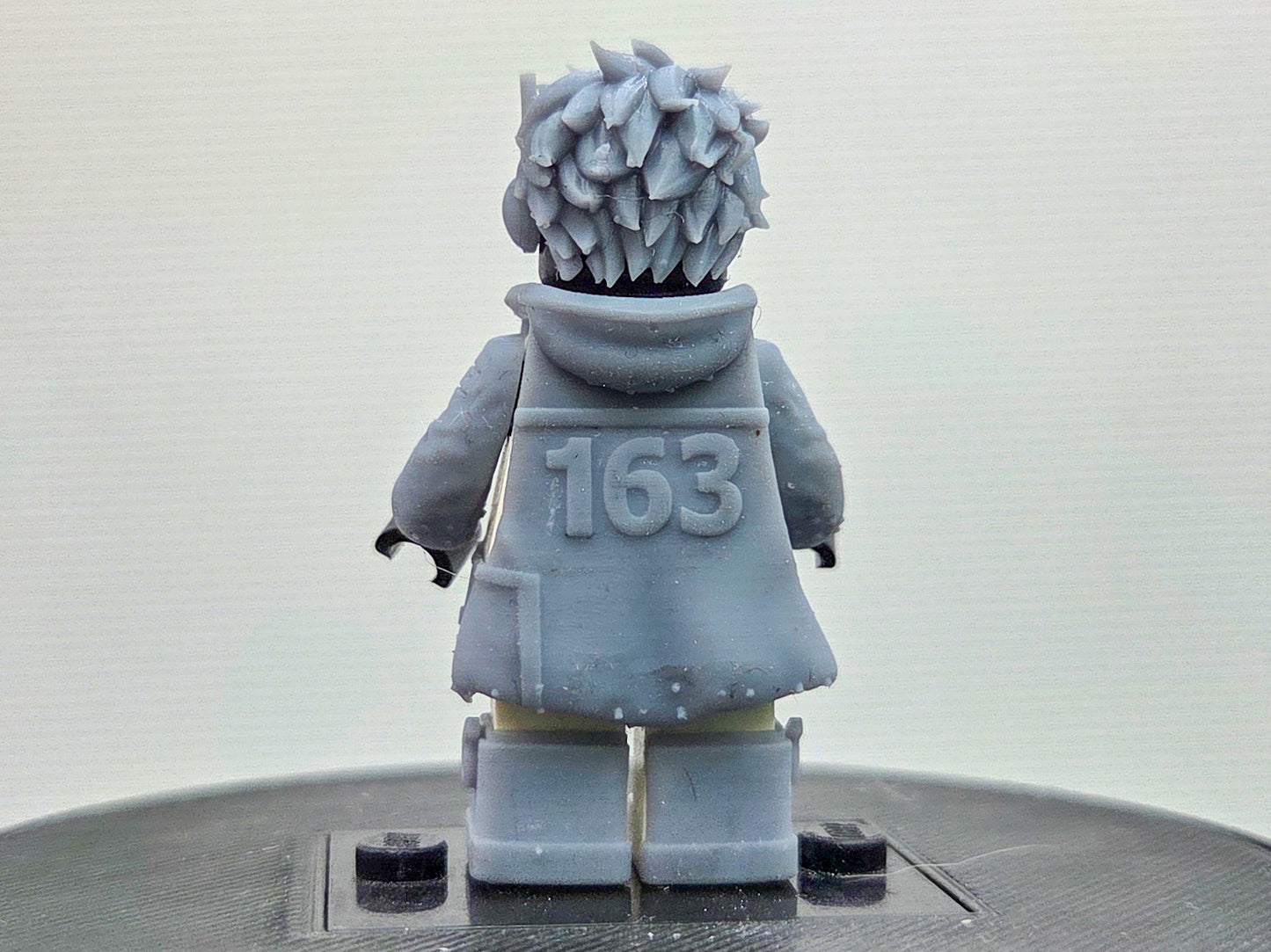 Custom 3D printed pirate made from rubber egg shaped outfit v2