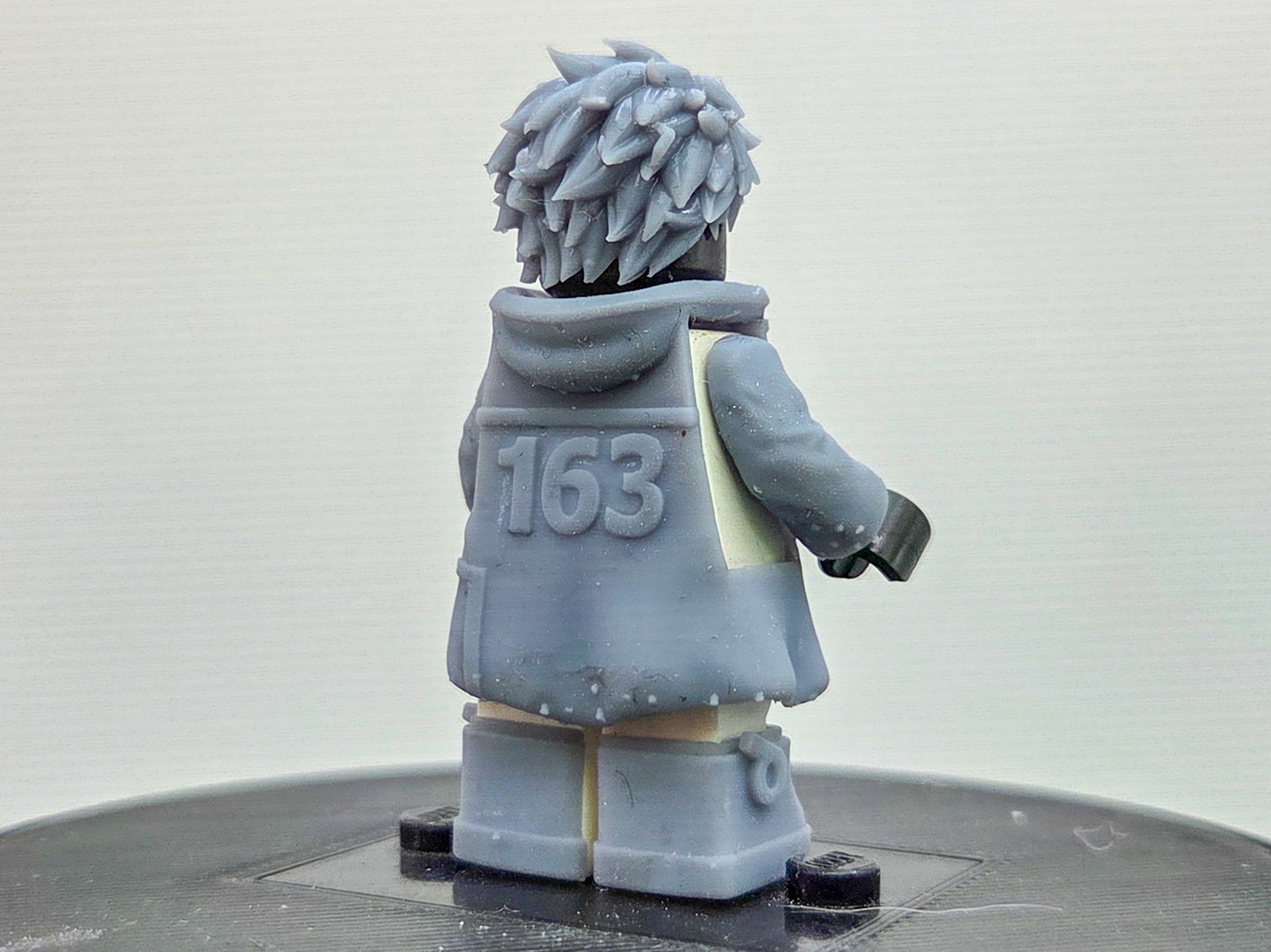 Custom 3D printed pirate made from rubber egg shaped outfit v2
