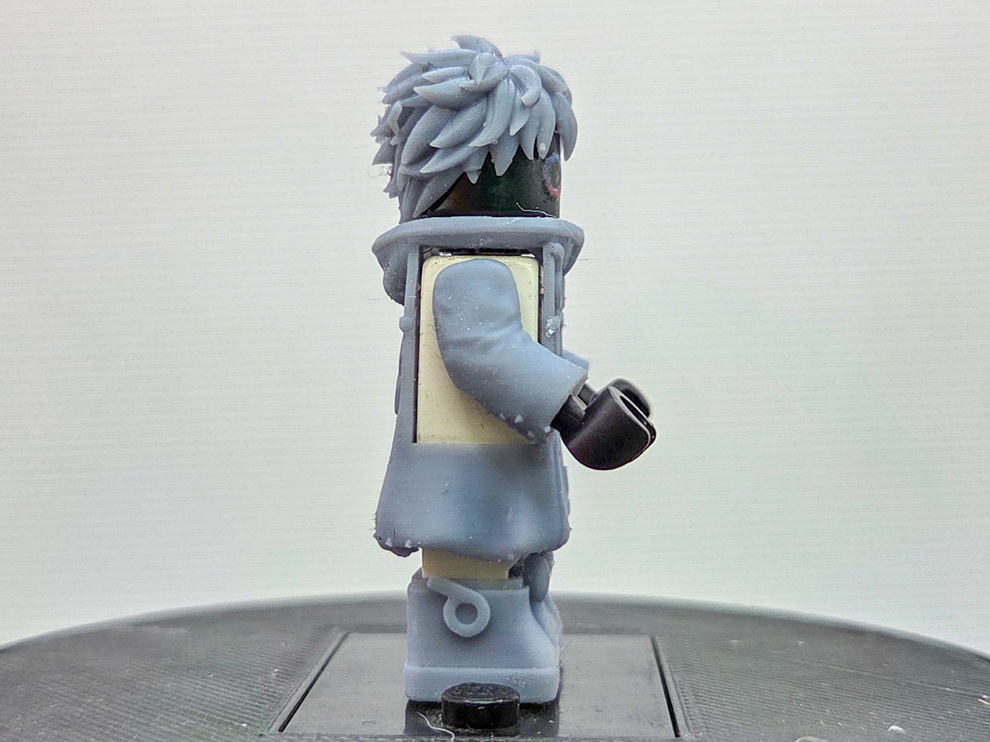 Custom 3D printed pirate made from rubber egg shaped outfit v2
