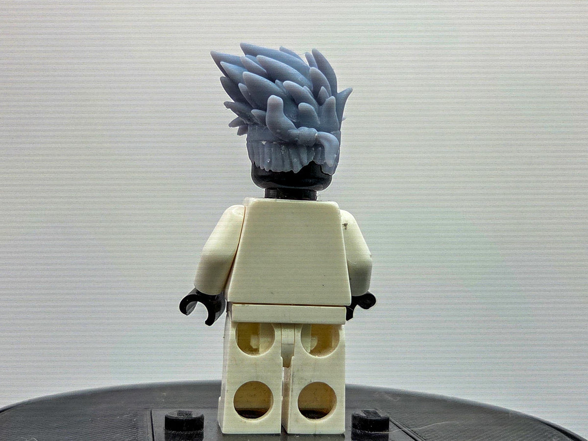 Custom 3D printed ninja that can see future moves hairpiece!