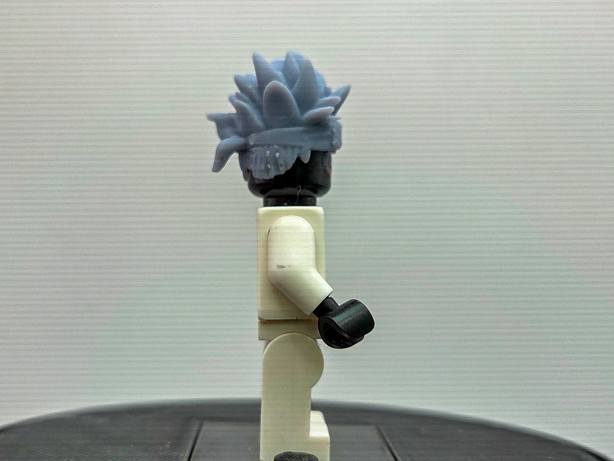 Custom 3D printed ninja that can see future moves hairpiece!