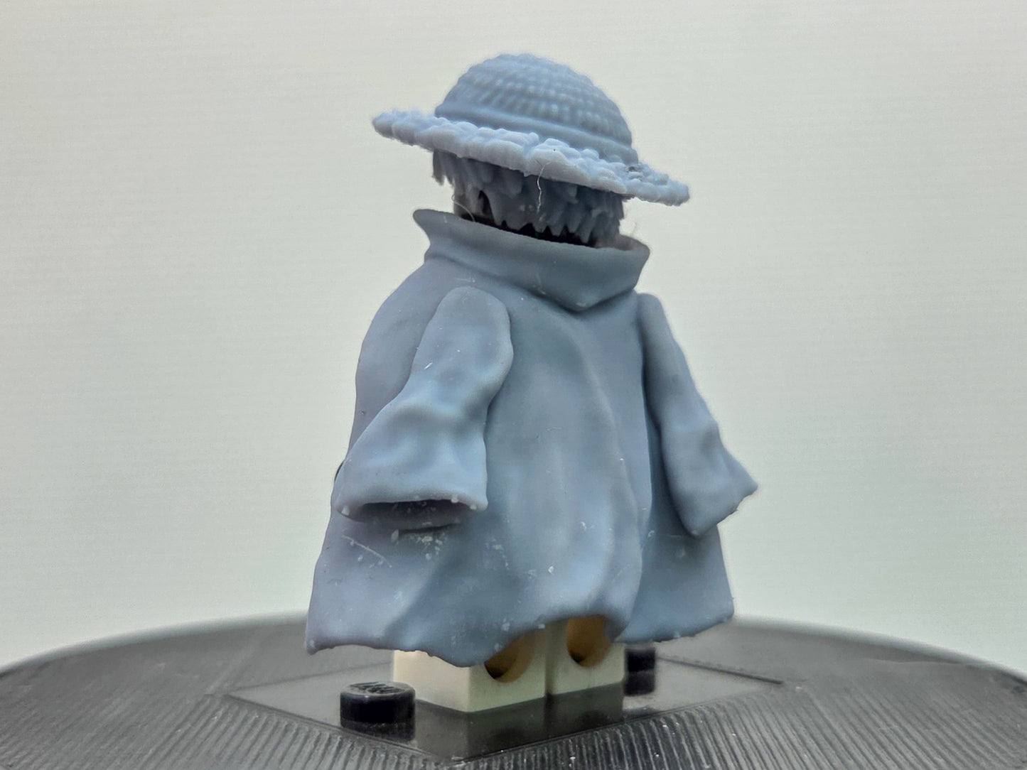 Custom 3D printed rubber pirate captian ready to fight!