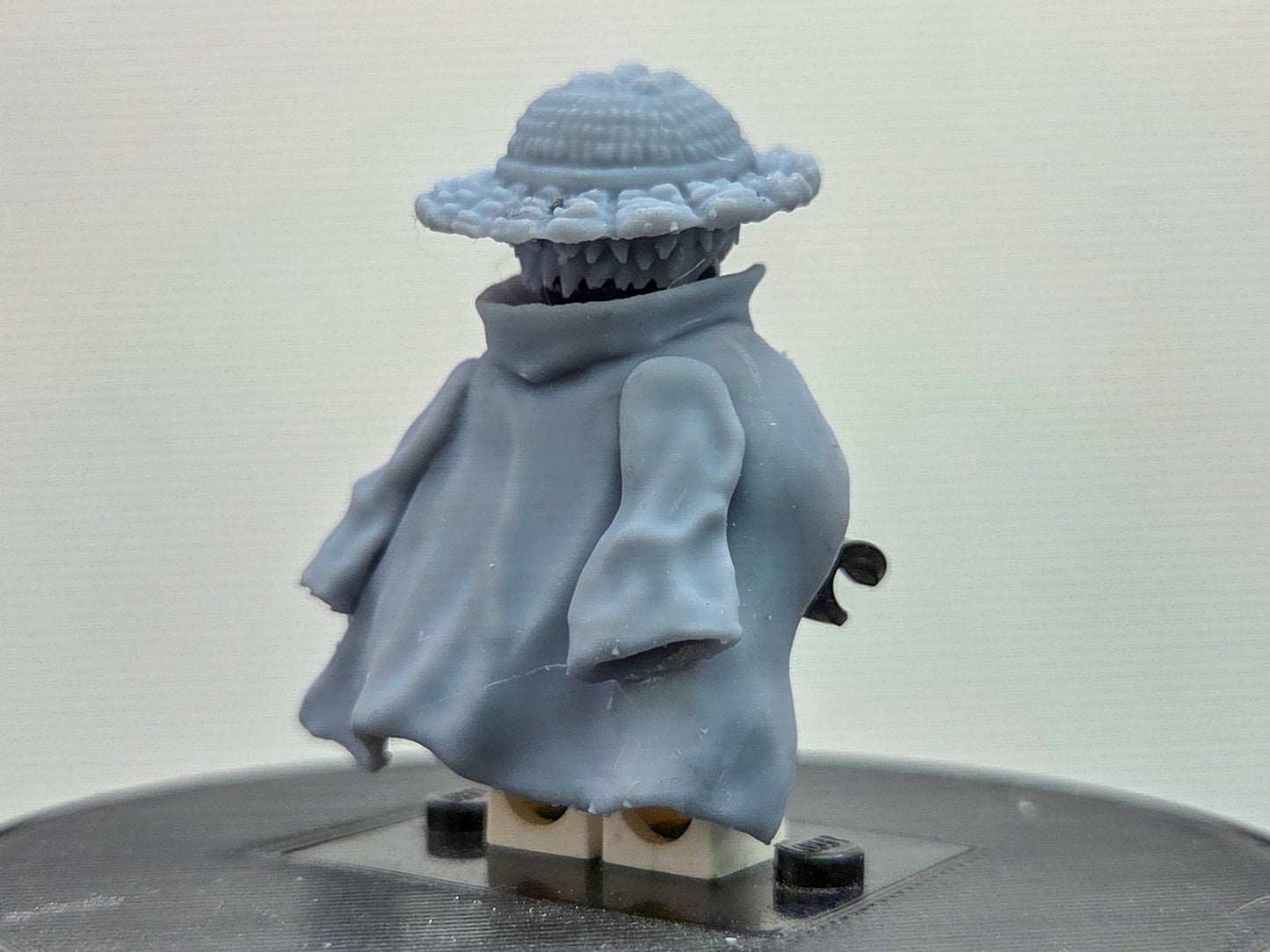 Custom 3D printed rubber pirate captian ready to fight!