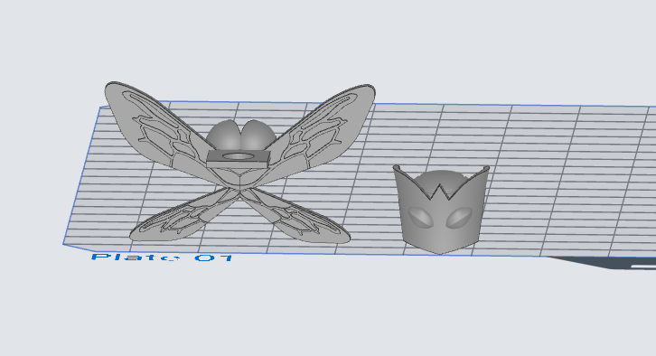 Custom 3D printed fly like villain!