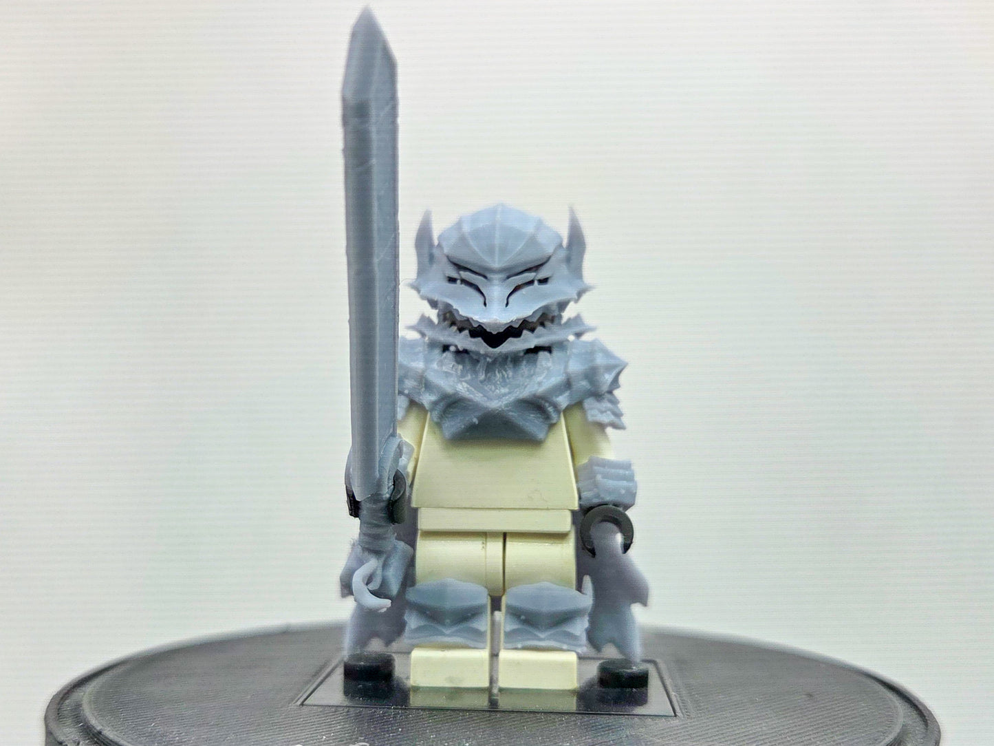 Custom 3D printed wolf shaped armor v3!