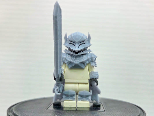Custom 3D printed wolf shaped armor v3!
