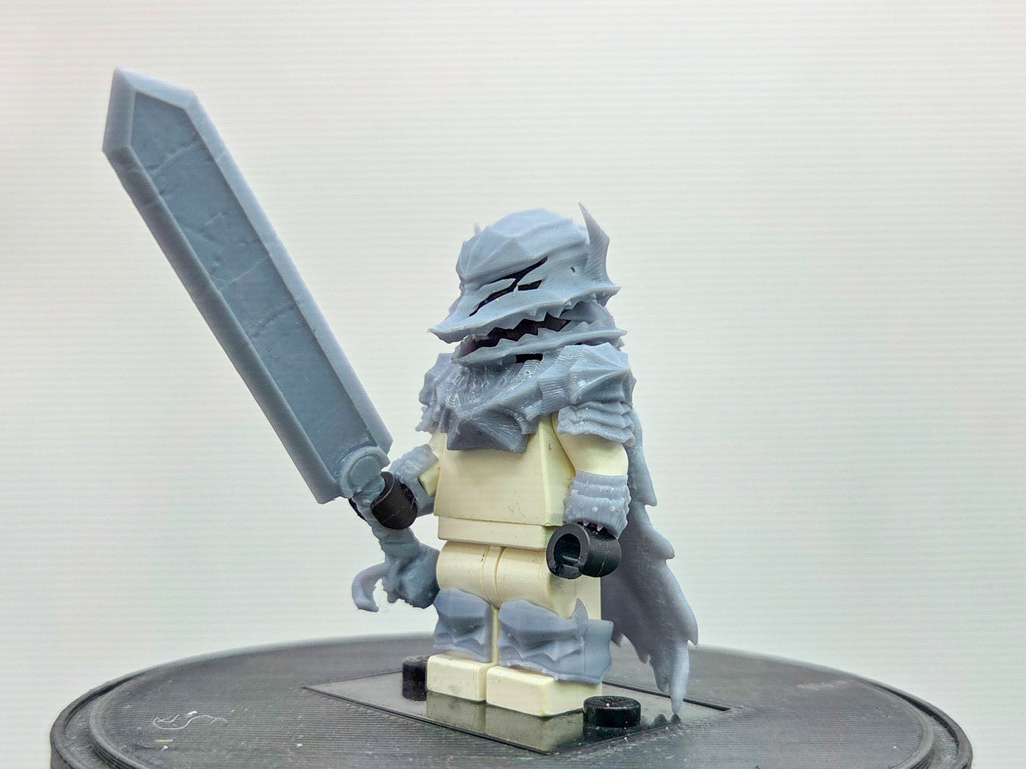 Custom 3D printed wolf shaped armor v3!