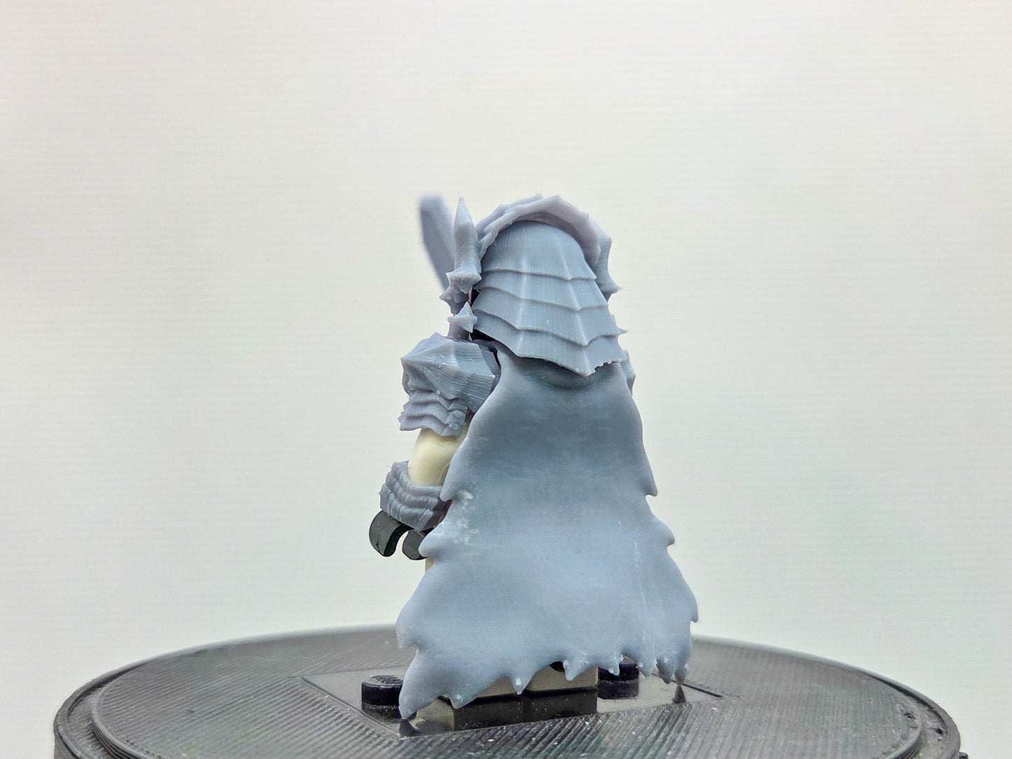 Custom 3D printed wolf shaped armor v3!