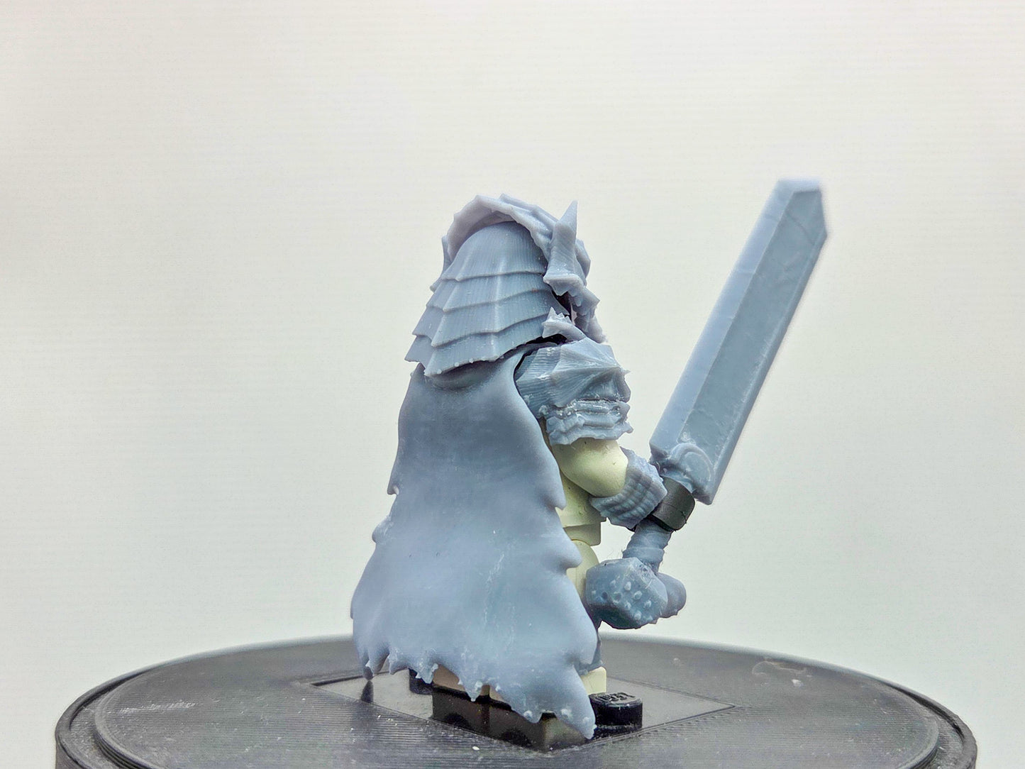Custom 3D printed wolf shaped armor v3!