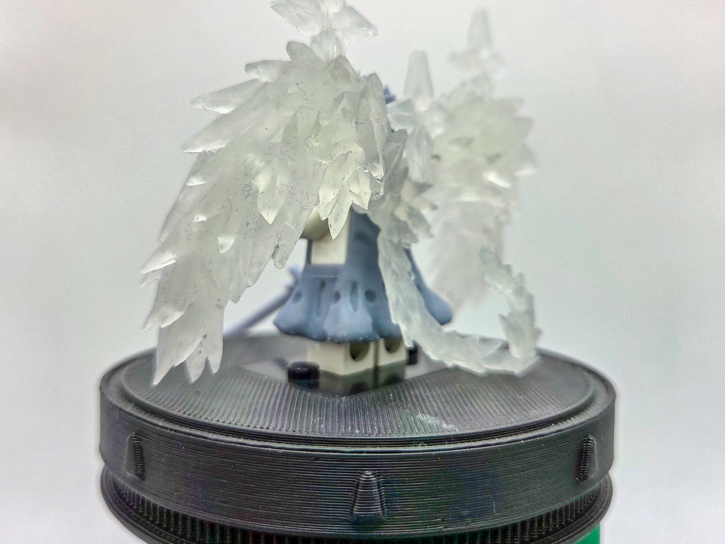 Custom 3D printed soul fighter high ranking ice kid with wings out!