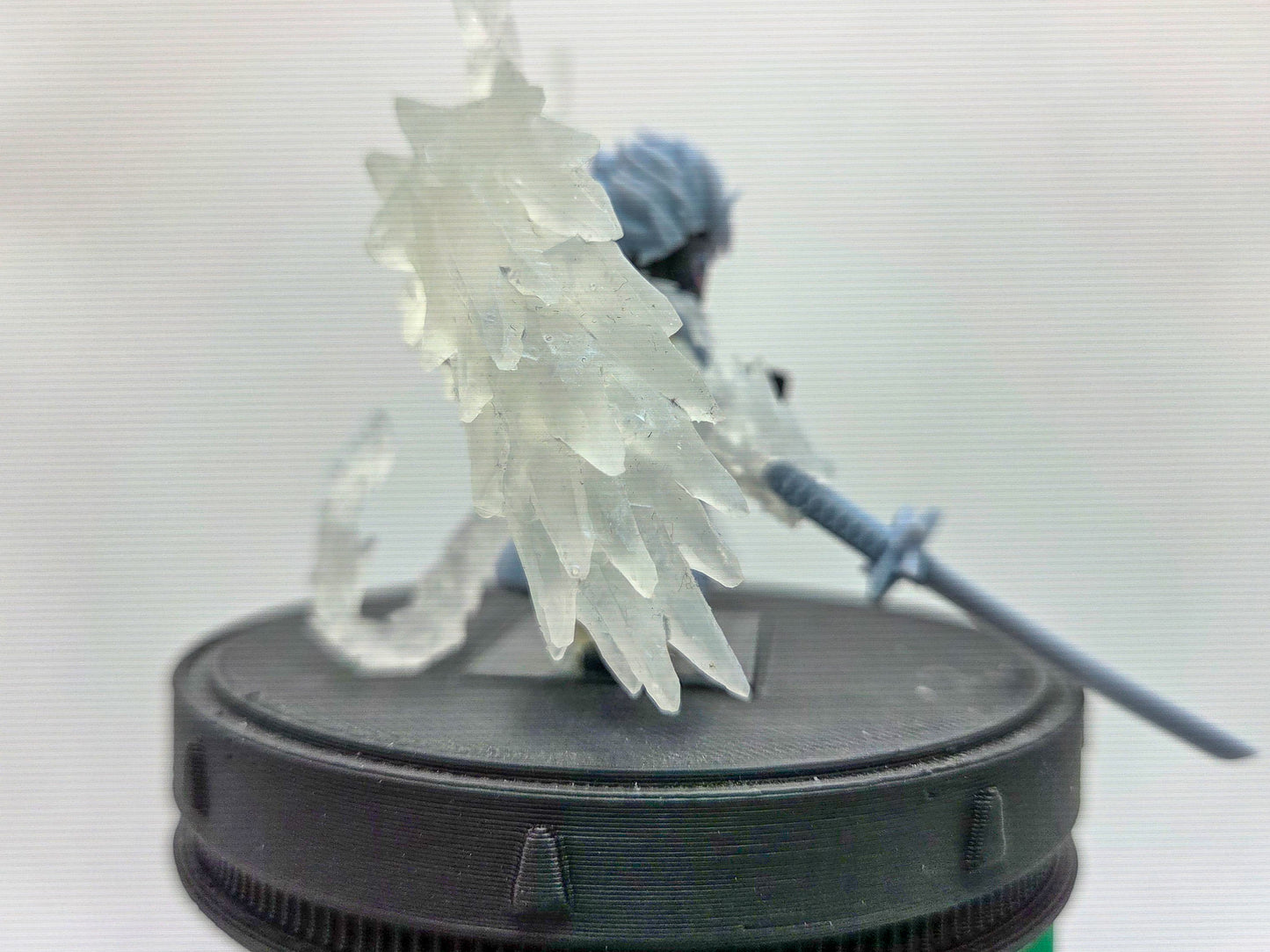 Custom 3D printed soul fighter high ranking ice kid with wings out!