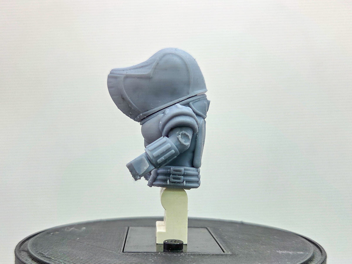 Custom 3D printed police force rihno with normal legs