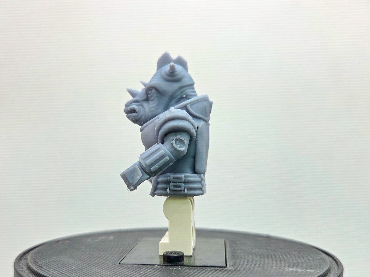 Custom 3D printed police force rihno with normal legs