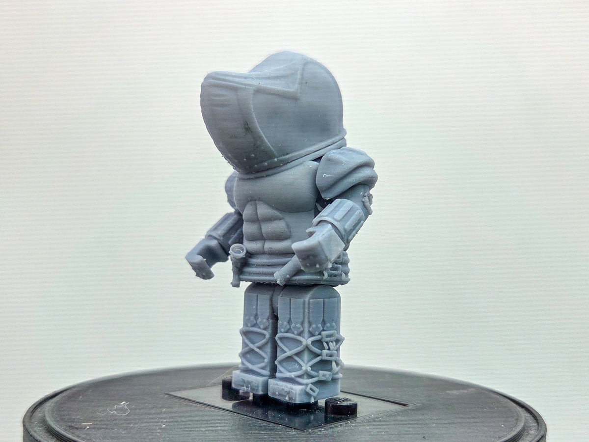 Custom 3D printed police force rihno with long legs!