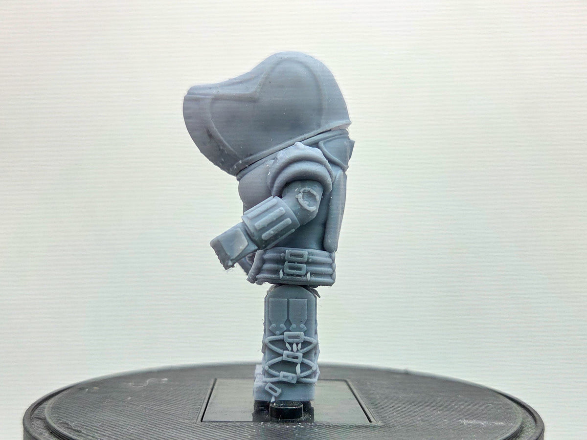 Custom 3D printed police force rihno with long legs!