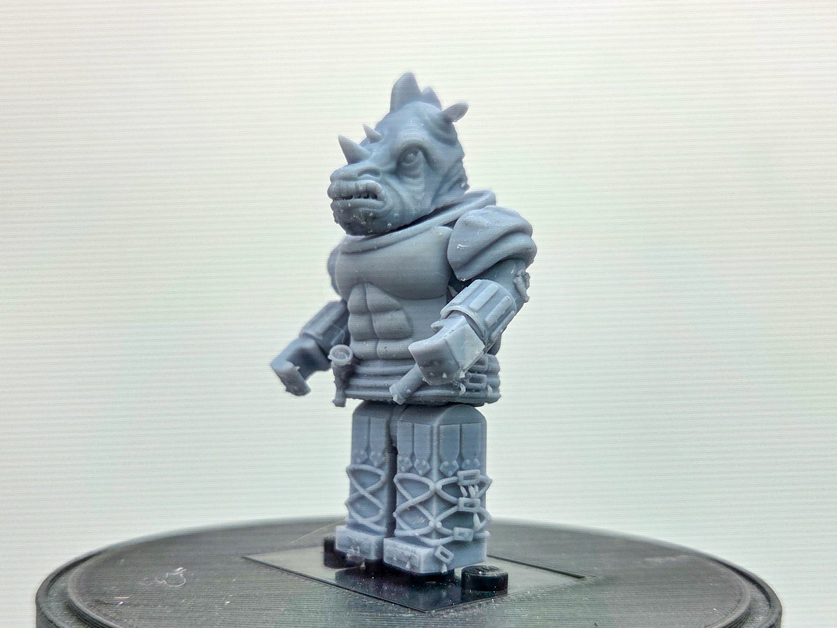 Custom 3D printed police force rihno with long legs!