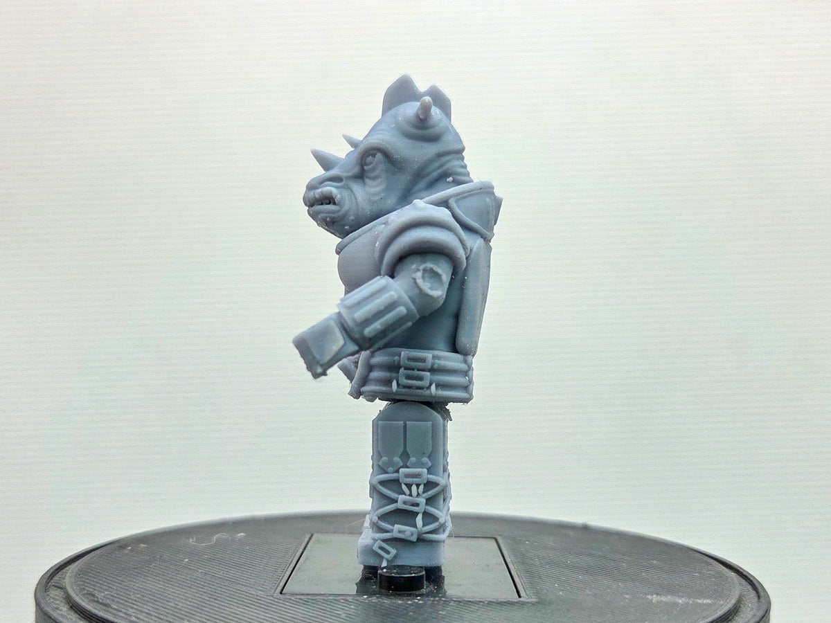 Custom 3D printed police force rihno with long legs!