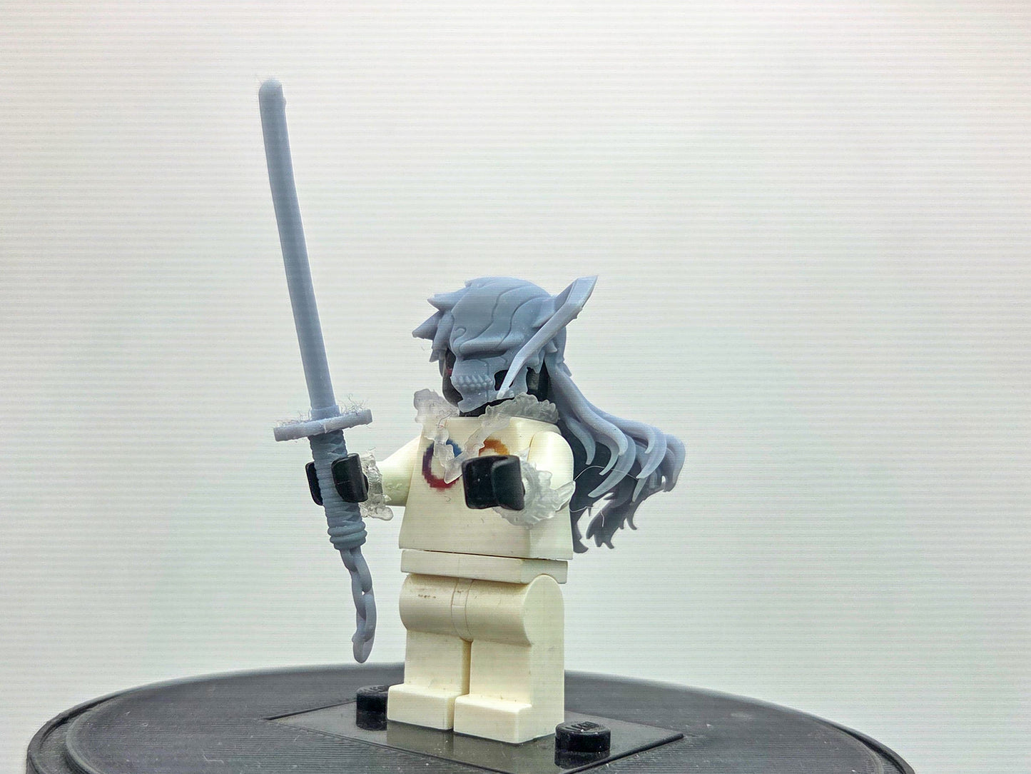 Custom 3D printed half masked soul fighter!