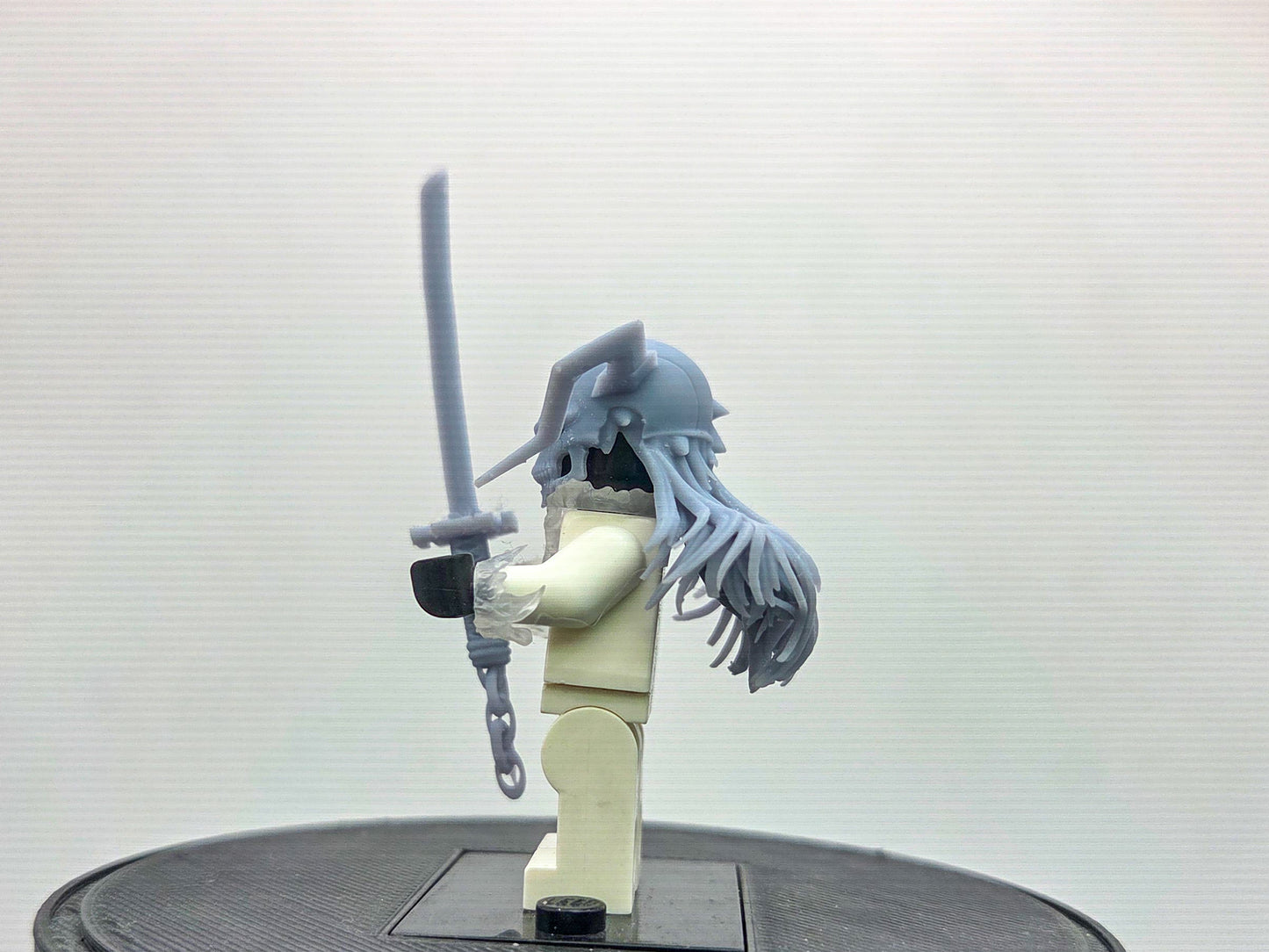 Custom 3D printed half masked soul fighter!