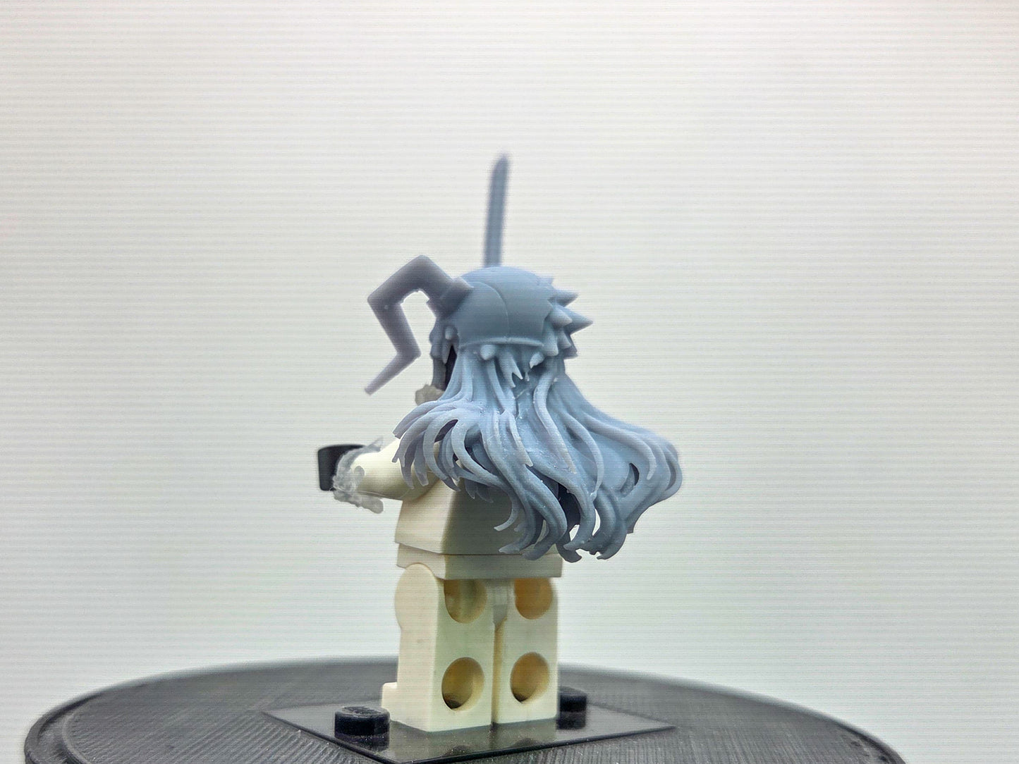 Custom 3D printed half masked soul fighter!