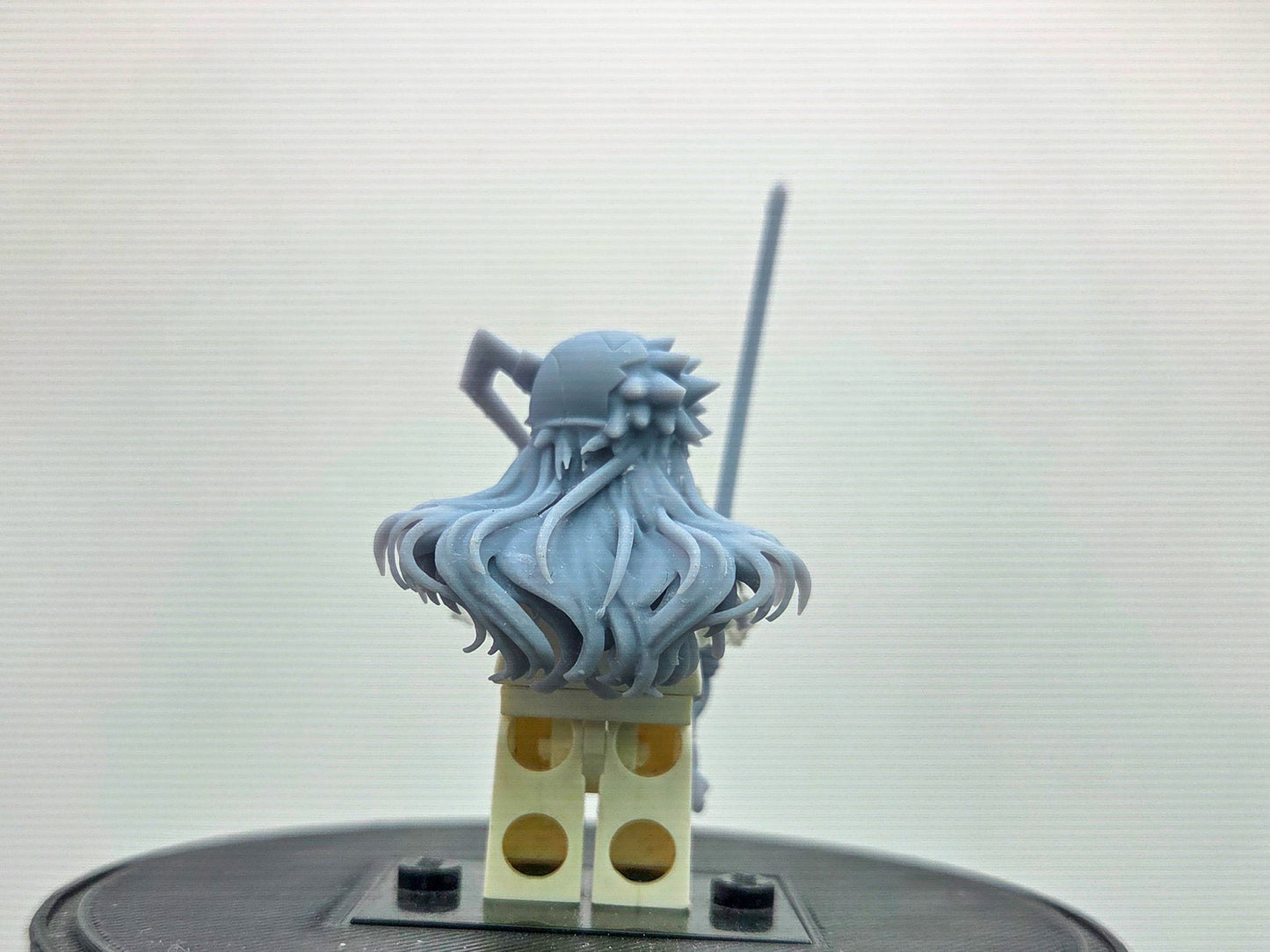 Custom 3D printed half masked soul fighter!