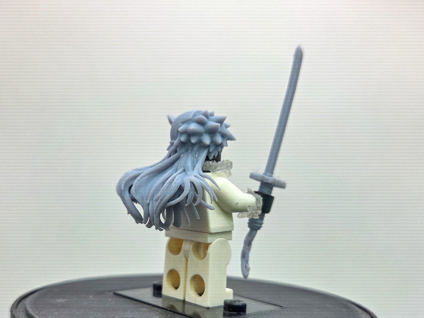 Custom 3D printed half masked soul fighter!
