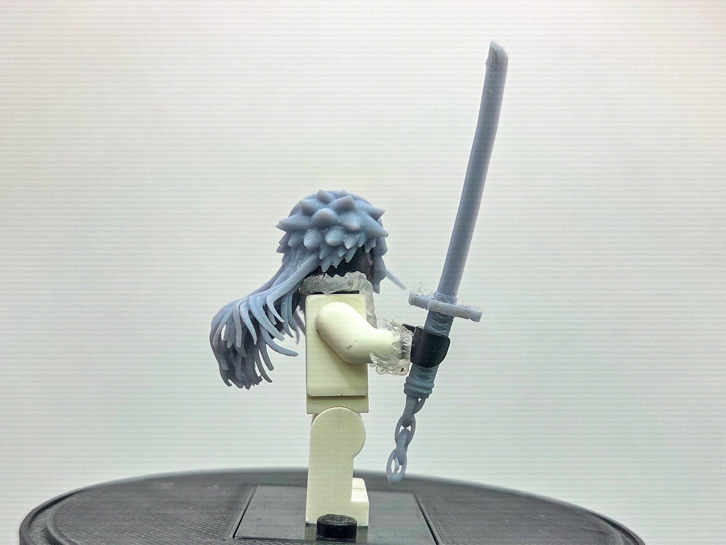 Custom 3D printed half masked soul fighter!