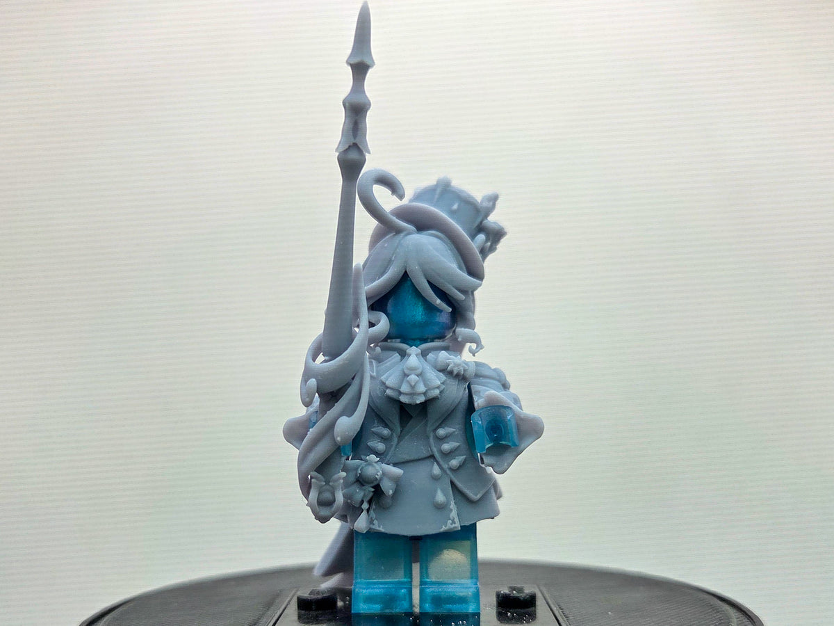 Custom 3D printed water lady