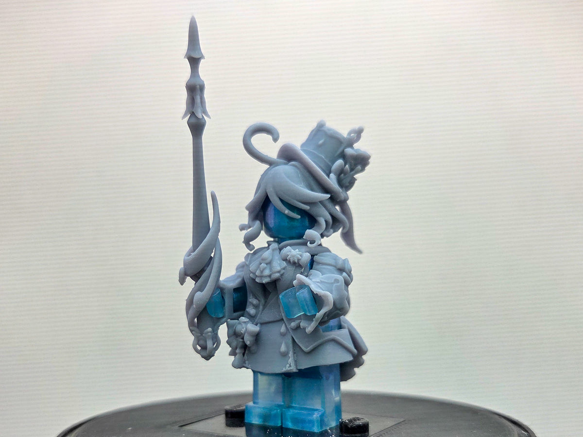 Custom 3D printed water lady