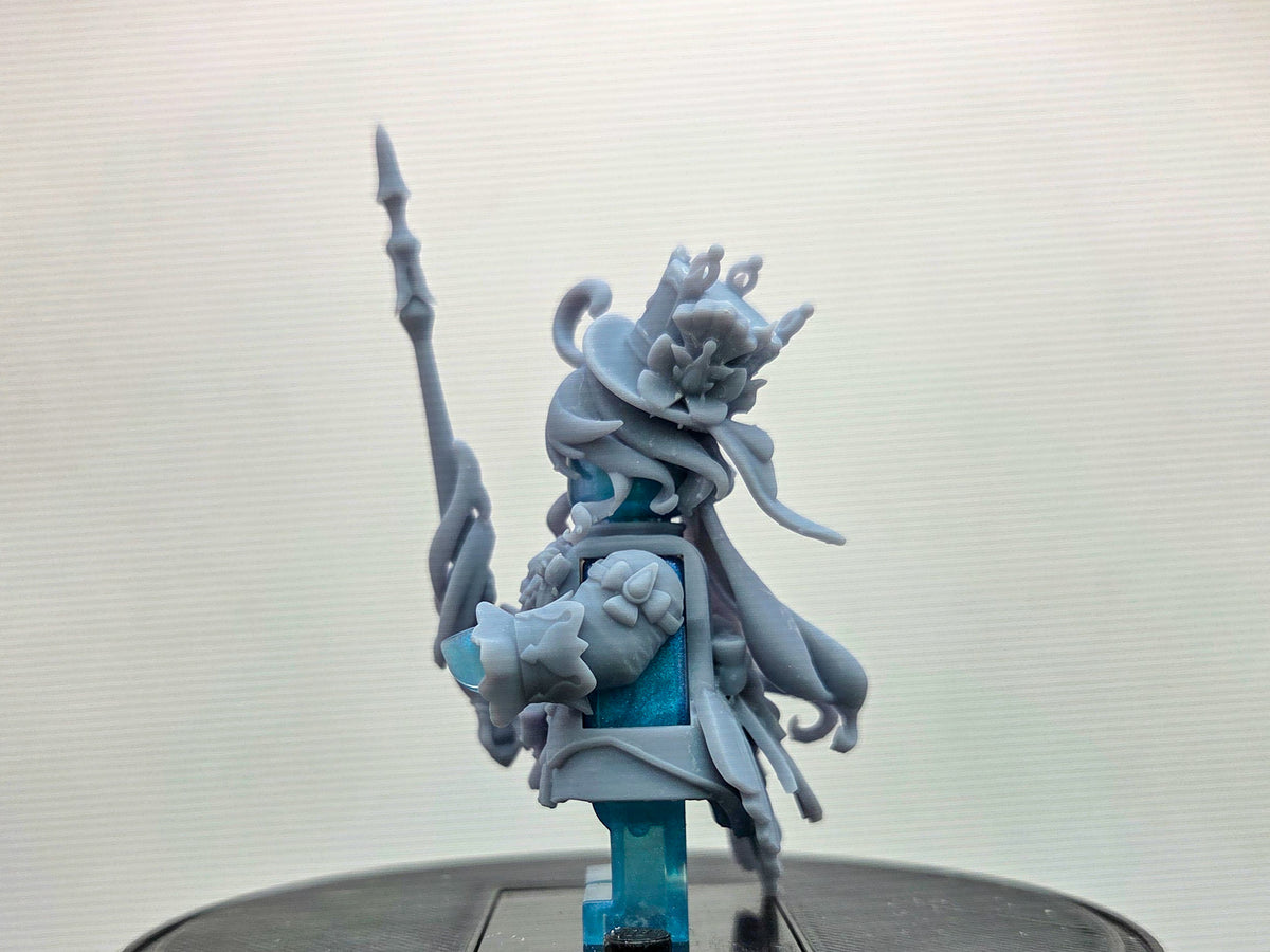 Custom 3D printed water lady