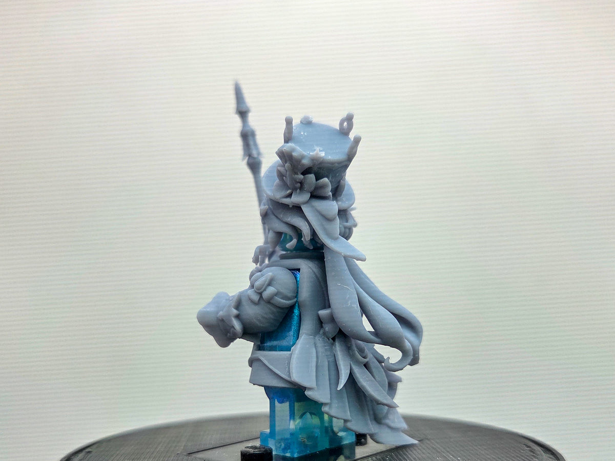 Custom 3D printed water lady
