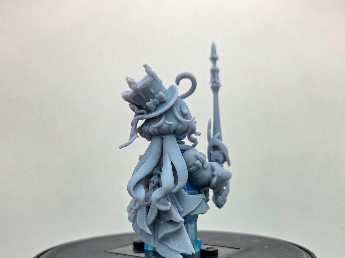 Custom 3D printed water lady