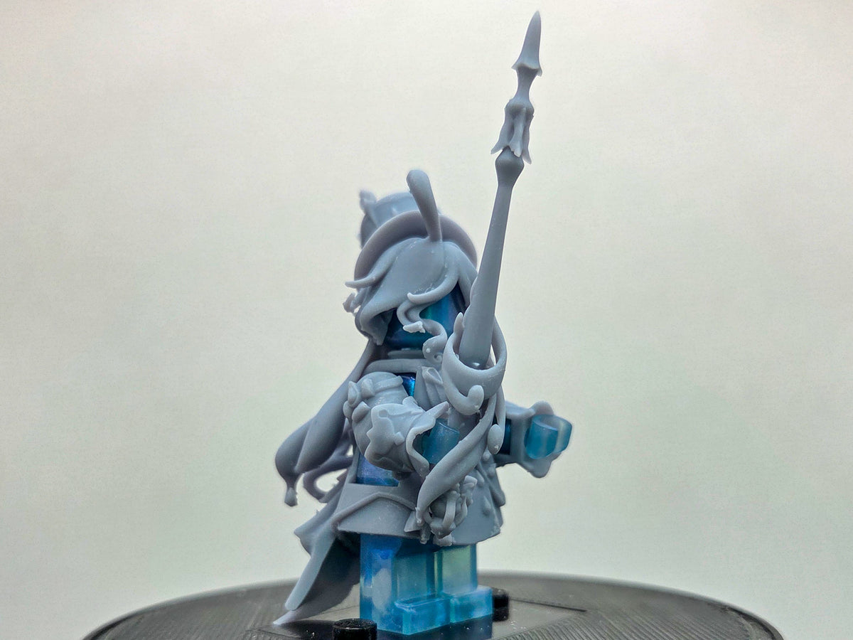Custom 3D printed water lady
