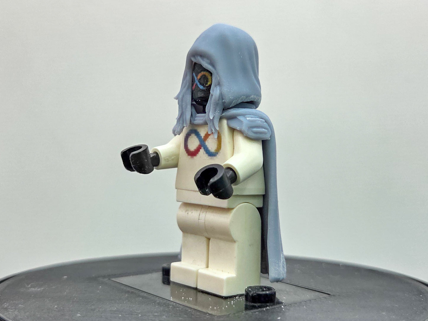 Custom 3D printed girl with hood super hero!