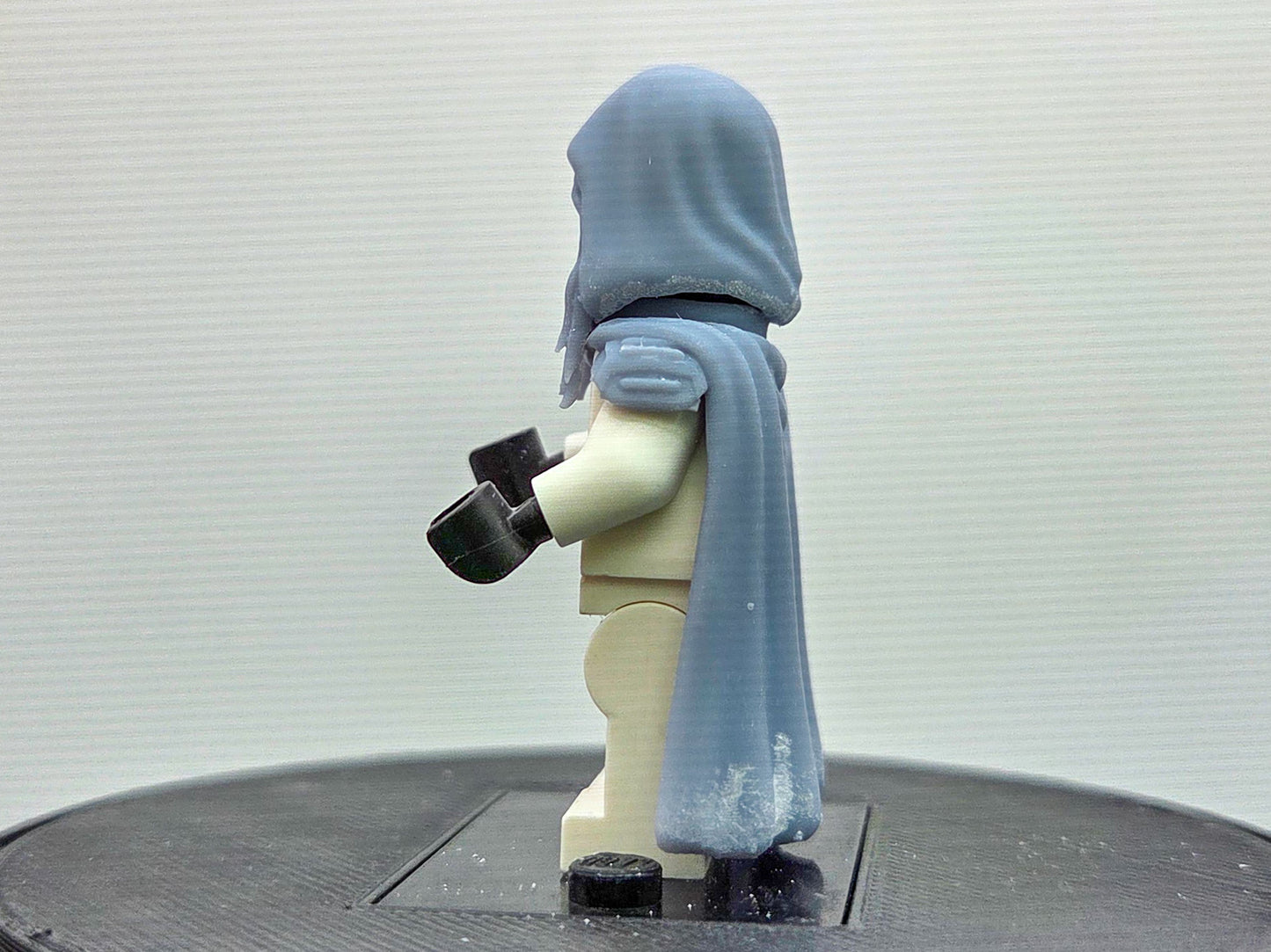 Custom 3D printed girl with hood super hero!